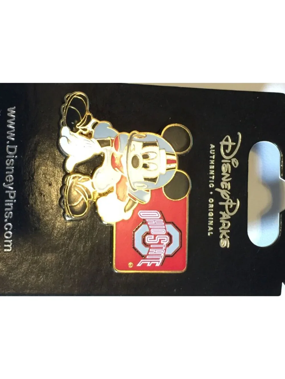 Disney Parks Mickey Mouse Ohio State Enamel Pin Official Authentic Original